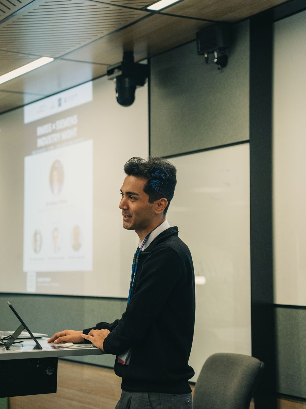 Hosting the industry night